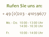 Rufen Sie uns an